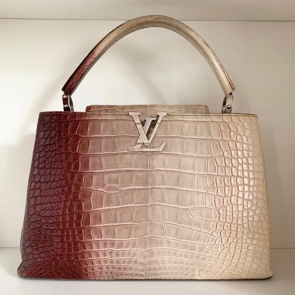 Louis Vuitton Capucines MM Alligator